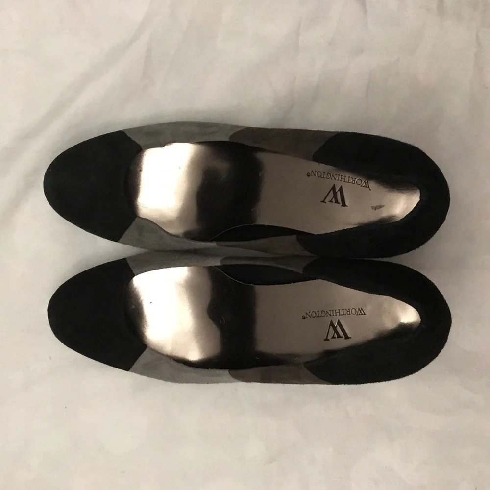 Worthington  black and gray heels